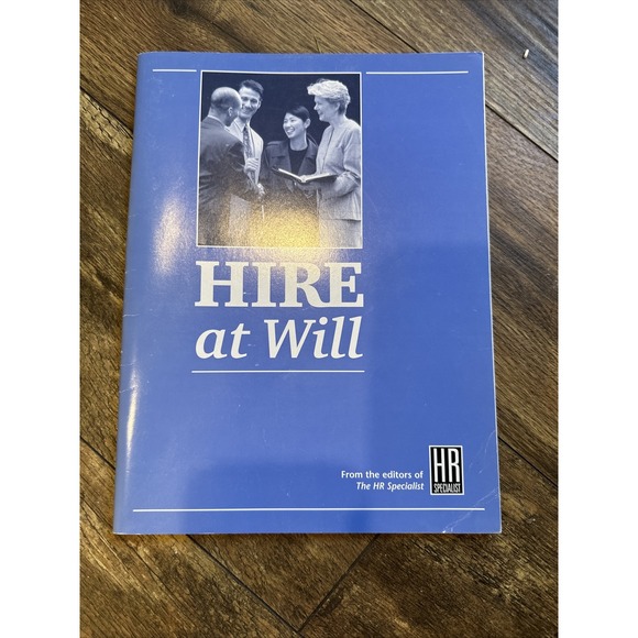 HIRE AT WILL By‎ Staff Of National Institute Of Business Management - Picture 1 of 5